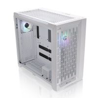 Thermaltake CTE C750 TG ARGB Snow - FT - E-ATX - Seitenteil mit Fenster (gehärtetes Glas)