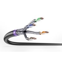 DIGITUS CAT 7A  S/FTP Datenkabel - Erdverlegekabel, 50 m Ring, Simplex, PE