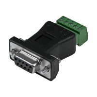 StarTech.com RS422 RS485 Seriell DB9 auf Klemmleiste - Serieller Adapter - 5-poliger Anschlussblock zu DB-9 (M)