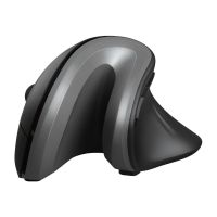 Trust Verro - Vertikale Maus - ergonomisch - Für Rechtshänder - optisch - 6 Tasten - kabellos - 2.4 GHz - kabelloser Empfänger (USB)