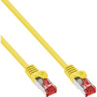 InLine Patchkabel - S/FTP (PiMf) - Cat.6 - 250MHz - PVC - Kupfer - gelb - 3m