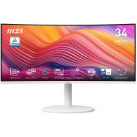 MSI Modern MD342CQPWDE, 86,4 cm (34"), 3440 x 1440 Pixel, UltraWide Quad HD, LCD, 4 ms, Weiß