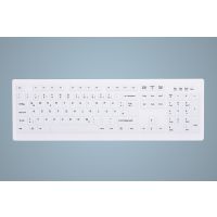 Active Key AK-C8100FA-UVS-W/GE, Volle Größe (100%), Kabelgebunden, USB, Membran Key Switch, QWERTY, Weiß
