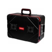 PARAT PARAPROJECT TC10 Plus - Hartschalentasche für 10 Tablets - with TwinCharge module - X-ABS Kunststoff, Aluminium, Conpearl - Schwarz - bis zu 30,5 cm (bis zu 12")