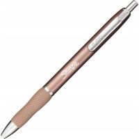Sharpie 2162643, Ausziehbarer Gelschreiber, Schwarz, Chrom, Grau, Roségold, Metall, Medium, Rund