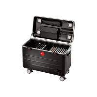 PARAT PARAPROJECT Case TC20 - Wagen (nur Laden) - für 20 Tablets - GaN Technology - verriegelbar - X-ABS Kunststoff - Schwarz - Bildschirmgröße: up to 32.8 cm (up to 12.9")