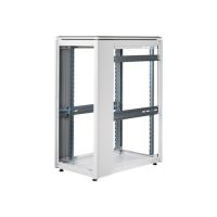 DIGITUS Professional Unique - Schrank Netzwerkschrank - Hellgrau, RAL 7035 - 26U - 48.3 cm (19")