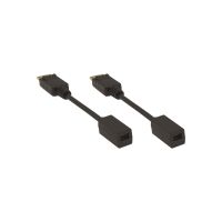 Kramer Electronics ADC-DPM/MDPF, DisplayPort, Mini DisplayPort, Männlich, Weiblich, Schwarz, Gerade