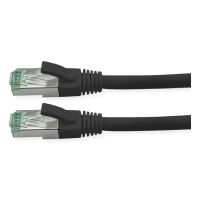 ROLINE Recycled Material 21.45.3275, 0,3 m, Cat6a, S/FTP (S-STP), RJ-45, RJ-45, Schwarz