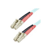 StarTech.com 1m (3ft) LC/UPC to LC/UPC OM3 Multimode Fiber Optic Cable, Full Duplex 50/125Âµm Zipcord Fiber Cable, 100G Networks, LOMMF/VCSEL, <0.3dB Low Insertion Loss - LSZH Fiber Patch Cord - Patch-Kabel - LC Multi-Mode (M)