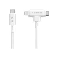 Targus HyperJuice - Lightning-Kabel - 24 pin USB-C männlich zu 24 pin USB-C, Lightning männlich