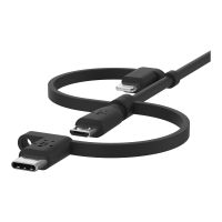 Belkin BoostCharge Universal - USB-Kabel - USB männlich zu Micro-USB Typ B, Lightning, 24 pin USB-C männlich