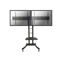 Neomounts PLASMA-M2000ED - Wagen - für 2 LCD-Displays/AV-Systeme - Schwarz - Bildschirmgröße: 106.7-177.8 cm (42"-70")