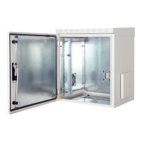 DIGITUS Professional DN-19-24U-I-OD-2 - Schrank Netzwerkschrank - geeignet für Wandmontage - Grau, RAL 7035 - 24U - 48.3 cm (19")