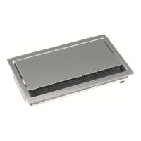 Bachmann CONI short - Steckdosengehäuse - silbergrau