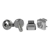 StarTech.com M5-Montageschrauben und Käfigmuttern für Serverschrank / Rack - 50 St. - Schrauben für Rack (Packung mit 50)