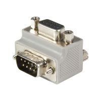 StarTech.com DB9 auf Seriell DB9 Kabel Adapter Typ 2 rechts gewinkelt - St/Bu - DB9 Koppler - Serieller Adapter - DB-9 (M)