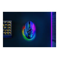 Razer Basilisk V3 pro 35K - Maus - ergonomisch - Für Rechtshänder - optisch - 11 Tasten - kabellos, kabelgebunden - Bluetooth, USB-C, 2.4 GHz - kabelloser Empfänger (USB)