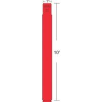 Zebra Z-Band Fun - Rot - 25.4 x 254 mm 1400 Etikett(en) (4 Rolle(n)