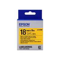 Epson LabelWorks LK-5YBW - Schwarz auf Gelb - Rolle (1,8 cm x 9 m)