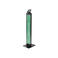 Compulocks BrandMe - Aufstellung - für Tablethalterung - Branding-fähig - Metall - Schwarz - Bildschirmgröße: bis zu 61 cm (bis zu 24 Zoll)