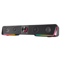 SPEEDLINK GRAVITY RGB, 6 W, 6 W, 4 Ohm, 18000 Hz, 5,08 cm (2"), Schwarz