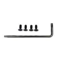 2N Telecommunications 9151018, Schraubensatz, Torx, Schwarz, 4 Stück(e)