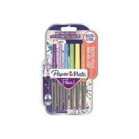 rOtring Paper Mate FLAIR Metallic - Filzstift - verschiedene Farben - 0.7 mm - Mittel (Packung mit 6)