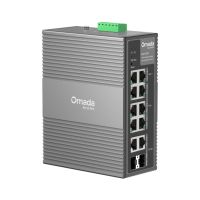 TP-LINK Omada IES210GPP, Managed, Gigabit Ethernet (10/100/1000), Power over Ethernet (PoE), Rack-Einbau, DIN rail