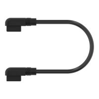 Corsair iCUE LINK - Netz-/Datenkabel - CORSAIR iCUE Link gewinkelt zu CORSAIR iCUE Link gewinkelt - 13.5 cm - Schwarz (Packung mit 2)