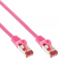 InLine Patchkabel - S/FTP (PiMf) - Cat.6 - 250MHz - PVC - Kupfer - pink - 5m