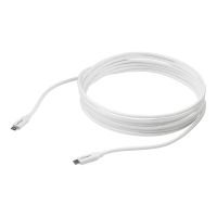 StarTech.com USB-C auf USB-C Kabel mit 5A Power Delivery - 4m - Weiss - ST/ST - USB 2.0 - USB-IF zertifiziert - USB Typ C Kabel - USB-Kabel - 24 pin USB-C (M)