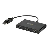 StarTech.com 3-Port Multi Monitor Adapter - DisplayPort 1.2 auf 3x HDMI MST Hub - Triple 1080p HDMI Monitore - Video Splitter für den erweiterten Desktop-Modus nur auf Windows-PCs - DP auf 3x HDMI (MSTDP123HD)