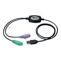 Eaton Tripp Lite Series Compact USB to PS/2 Keyboard/Mouse adapter PS/2 (F)