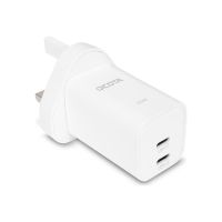 Dicota Netzteil - GaN - 65 watt - 3.25 A - PD 3.0 - 2 Ausgabeanschlussstellen (USB-C)