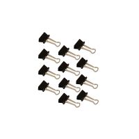 WEDO 64 21419, Metall, Nickel, Schwarz, 7 mm, 19 mm, 12 Stück(e)