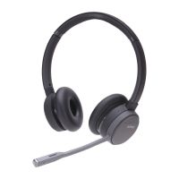 AGFEO Infinity, Kabellos, Büro/Callcenter, 189 g, Kopfhörer, Schwarz