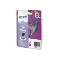 Epson T0805 - 7.4 ml - hell Cyan - original - Blisterverpackung