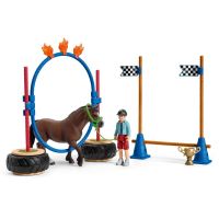 Schleich FARM WORLD Pony Agility Rennen, Farm, 3 Jahr(e), Mehrfarbig, Kunststoff