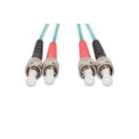 DIGITUS LWL Multimode OM 3 Patchkabel, ST / ST