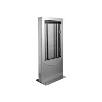 Peerless AV Portrait Kiosk KIPC2550-S-EUK - Aufstellung - für LCD-Display/Touchscreen - verriegelbar - Stahl - Silber - Bildschirmgröße: 127 cm (50")