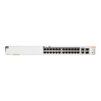 HPE Aruba Instant On 1960 24G 20p Class4 4p Class6 PoE 2XGT 2SFP+ 370W, Managed, L2+, Gigabit Ethernet (10/100/1000), Power over Ethernet (PoE), Rack-Einbau, 1U