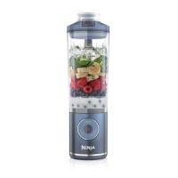 SharkNinja Ninja BC251EUNV, Tragbarer Mixer, 0,57 l, Eis-Crusher, Blau, Transparent
