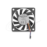 Delock Gehäuselüfter - axial - 60 mm - Schwarz