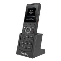 Fanvil W610W, IP-Mobiltelefon, Schwarz, Kabelloses Mobilteil, IP67, 4 Zeilen, 1000 Eintragungen