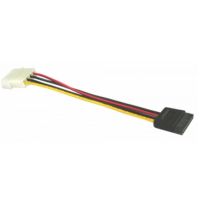 Exsys EX-K41915, 0,4 m, Floppy (4-pin), SATA 15-Pin, Männlich, Männlich, Gerade