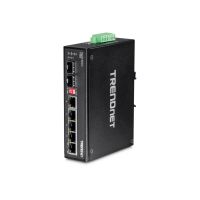 TRENDnet TI-G62 - Switch - unmanaged - 5 x 100/1000/10000 + 1 x Shared Gigabit SFP + 1 x SFP