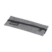 Herlitz 50033294, Weiches Federmäppchen, Stoff, Grau, Einfarbig, Reißverschluss, Junge/Mädchen
