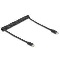 Delock 90369, 0,75 m, USB C, USB C, USB 2.0, 480 Gbit/s, Schwarz
