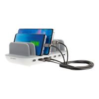4smarts 2charge Office - Ladestation - 60 Watt - 2.4 A - 7 Ausgabeanschlussstellen (USB, 24 pin USB-C)